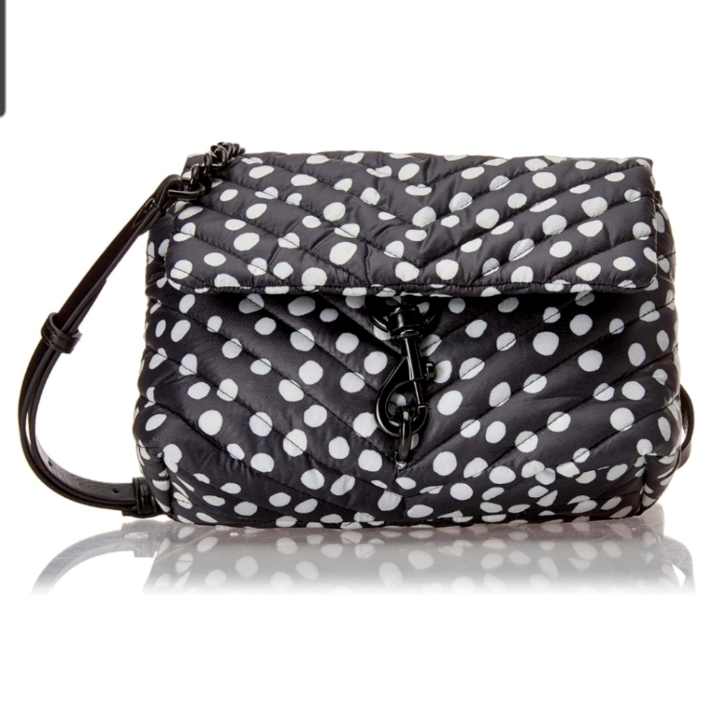 Rebecca Minkoff Edie Crossbody Purse Bag Polka Dot NWT